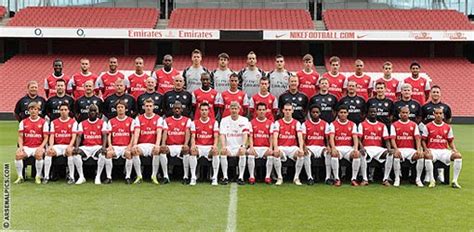 Arsenal All First Team Squad 20102011 Season