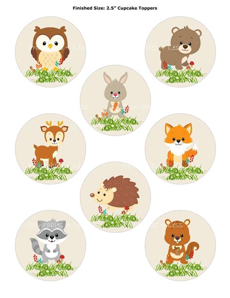 Printable Woodland Creatures This Is A Fun Fall Or Autumn Themed Craft