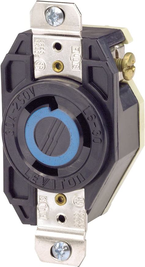 Leviton 2620 30 Amp 250 Volt Flush Mounting Locking Receptacle