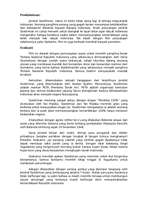 Struktur Teks Biografi Jendral Sudirman Goresan