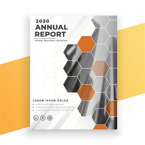Annual Report Cover Template 2513970 Vector Art At Vecteezy