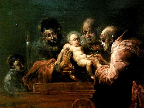Bramer Circumcision Of Christ Detail Free Stock Illustrations