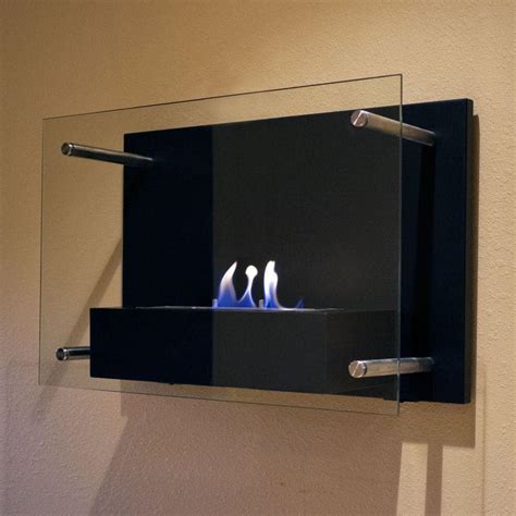 Nu Flame Radia 236 In Wall Mount Decorative Bio Ethanol Fireplace In
