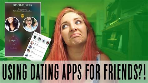 using a dating app to make friends youtube