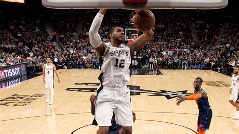 Lamarcus Aldridge Drops 56 Spurs Beat Thunder In 2 Ot Thriller