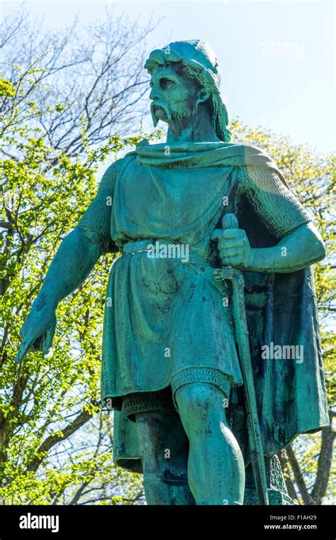 Alesund Town Statue Of Viking Rollo The Ganger Stock Photo Alamy