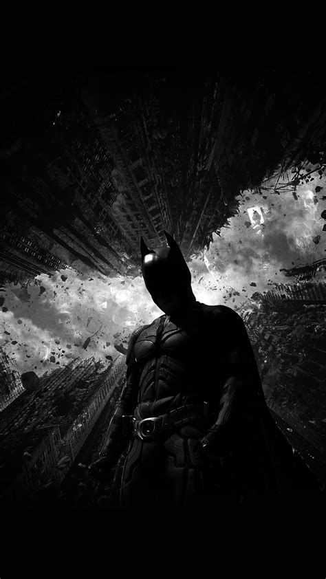 Aq90 Batman Dark Bw Hero Art Wallpaper