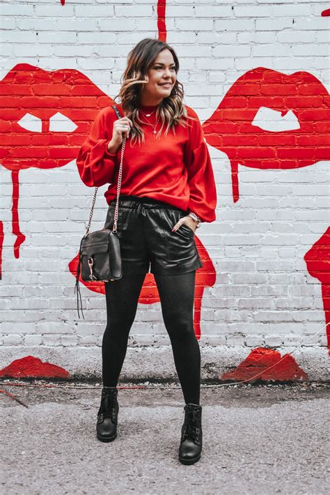 Edgy Valentines Day Outfit Idea Other Picks Kelsie Kristine Red