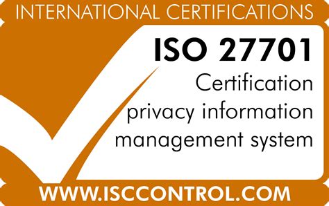 Iso 27701 Certification Privacy Information Management System Isc Control