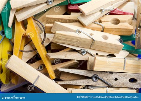 Clothespin Stock Image Image Of Yellow Wood Clothespin 27255847