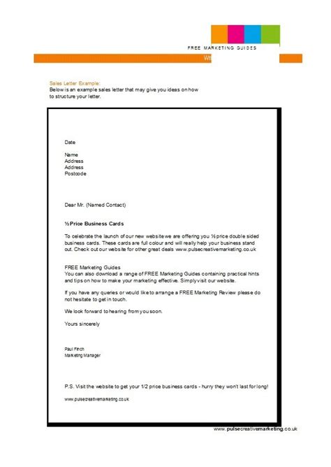 50 Effective Sales Letter Templates W Examples Templatelab