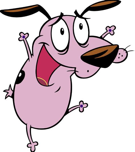 Download 90s Transparent Cartoon Courage The Cowardly Dog Happy