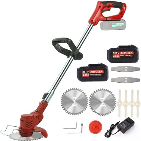 Weed Wacker Cordless Brush Cutter with 3Types Blades,Electric Weed