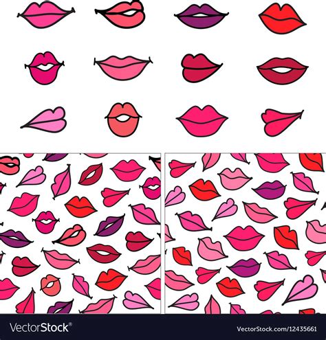 How To Draw Cartoon Kissing Lips
