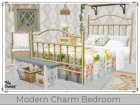Modern Charm Bedroom By Chicklet From Tsr • Sims 4 Downloads