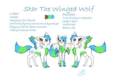 Star The Wolf Fursona Ref By Starrywolfie On Deviantart