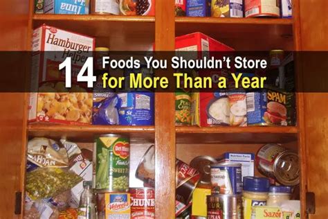 14 Foods You Shouldn’t Store For More Than A Year
