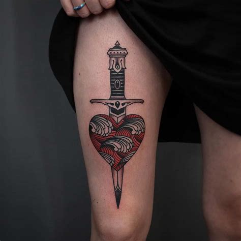 75 incredible dagger tattoos inspirational tattoo ideas and meanings