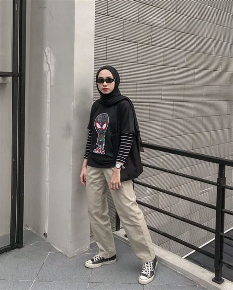 Outfit Of The Day For Hijab Teenager Hotd Model Pakaian Remaja Gaya
