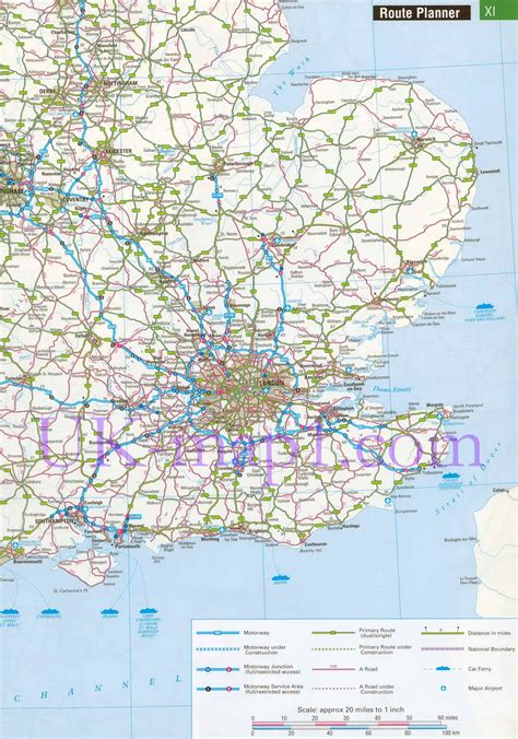 Roadmap Of England ~ Caoticamary