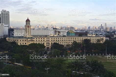 Manila City Hall And Skyline Philippines Stock Photo Download Image