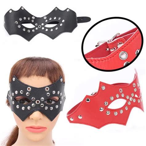 2018 Hot 1 Pc Pu Leather Sm Glasses Eye Patch Eyeshade Adult Sex Game Mask Goggles Party Cosplay