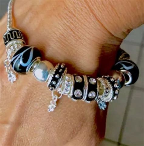 Charm Bracelet Pandora Dangling Love Bracelet Engagement Ts Etsy