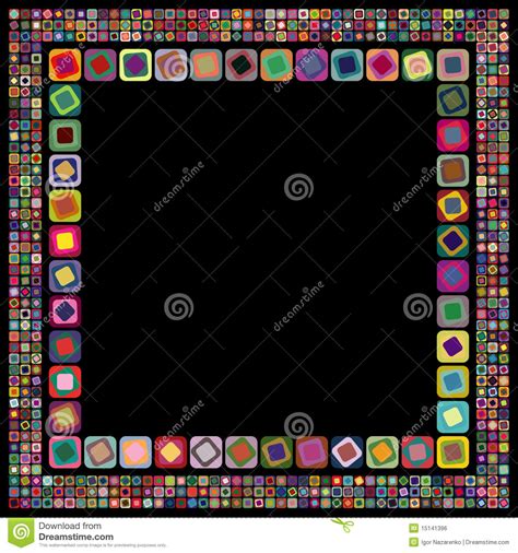 Abstract Geometric Frame Stock Vector Illustration Of
