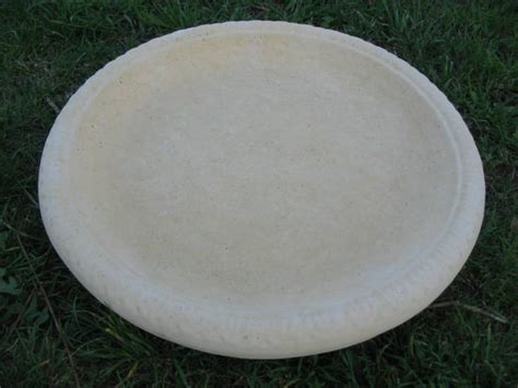 Bird Bath Bowl Replacement Top Heavy Stone 15 Inch Dia Uk Made
