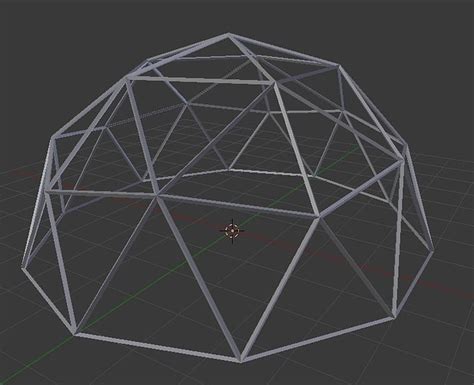 2v Geodesic Dome Free Vr Ar Low Poly 3d Model Cgtrader