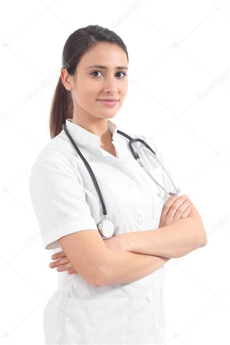 Beautiful Nurse With A Stethoscope — Stock Photo