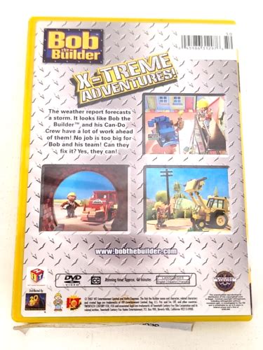 Bob The Builder X Treme Adventures Kid Dvd Movie Cartoon Construction Job Ebay