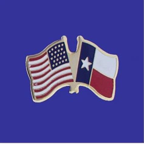 State Flag Lapel Pins Double American Flags Express