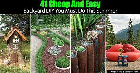 41 Cheap And Easy Backyard Diy Projects You Must Do This