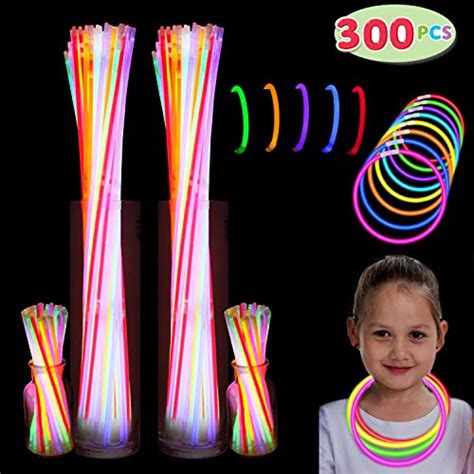 300 Pack Glow Sticks With 100 22 Necklaces 200 8 Bracelets