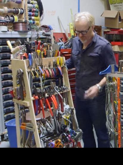 Adam Savage Tool Rack Workshop Hacks Tool Rack Woodworking Shop