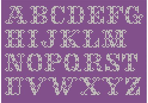 Free Alphabet Cross Stitch Patterns Cross Stitch Alphabet Batang All