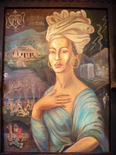 This Is A Portrait Of The Great Voodoo Queen Of New Orleans Marie Laveau In Her Day She Was