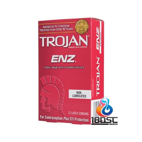 Trojan Enz Non Lubricated Usa Edition Import From Usa 18dsc Sex Toy Shop