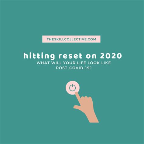 Hitting Reset On 2020 How Will Your Life Look Post Covid 19 — The