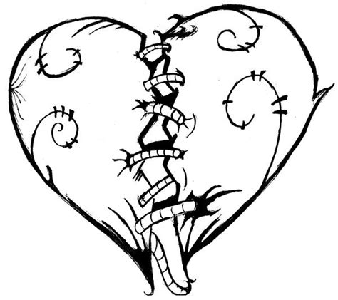 Broken Heart Sketch By Donnobru On Deviantart