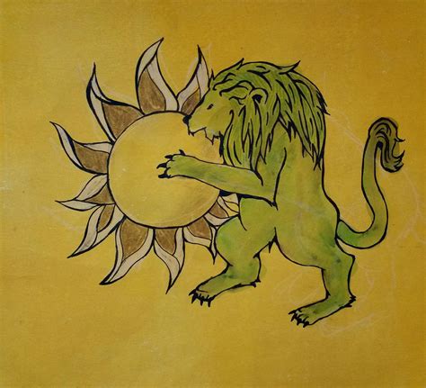 Green Lion Eating The Sun By Jkngai On Deviantart