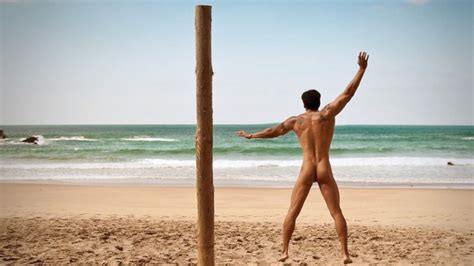 Rearview Naked Guy At The Beach Gallery Of Men