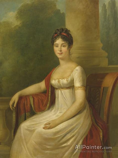 Baron François Gérard Portrait Of A Lady Oil Painting Reproductions For Sale Allpainter Online
