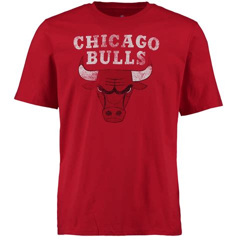 Mens Red Chicago Bulls Distressed T Shirt Official Chicago Bulls Store