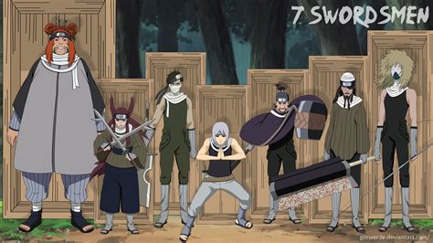 7 Ninja Swordsmen Of The Mist Anime Naruto Manga Anime Naruto