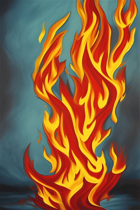 Fire Painting · Creative Fabrica