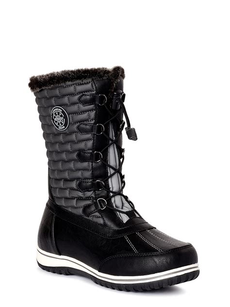 Totes Womens Liz Snow Boot Wide Width Available Walmart
