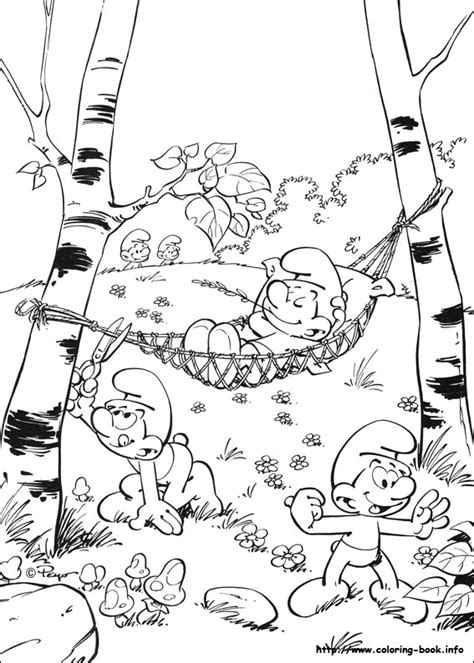 transmissionpress  smurf coloring pages