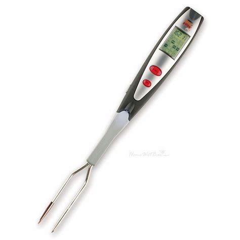 Instant Read Pro Lcd Thermometer Grill Fork With Light Thermometer